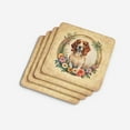 thumbnail image 5 of Carolines Treasures DAC2205FC 0.15 x 3.5 x 3.5 in. Wheaten Terrier & Flowers Foam Coasters - Set of 4, 5 of 5