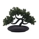 thumbnail image 2 of bonsái artificial, pequeño macetero falso, adorno en maceta, bonsái verde, plantas artificiales para el alféizar de la ventana, dormitorio, mesa Verde oscuro 30x23cm, 2 of 8
