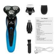 iMounTEK 4 In 1Electric Shaver for Men IPX7 Waterproof Beard Trimmer Cordless