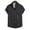 Black, variant on Floenr Mens T Shirts,Men's Casual Slim Stripe Button Lapel Short Sleeve Shirt