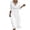 14 White, variant on Axiiglly Summer Dresses for Women 2026 Cotton Linen V Neck Half Sleeve Beach Boho Eyelet Lace Trim Flowy Maxi Sundresses, S-3XL