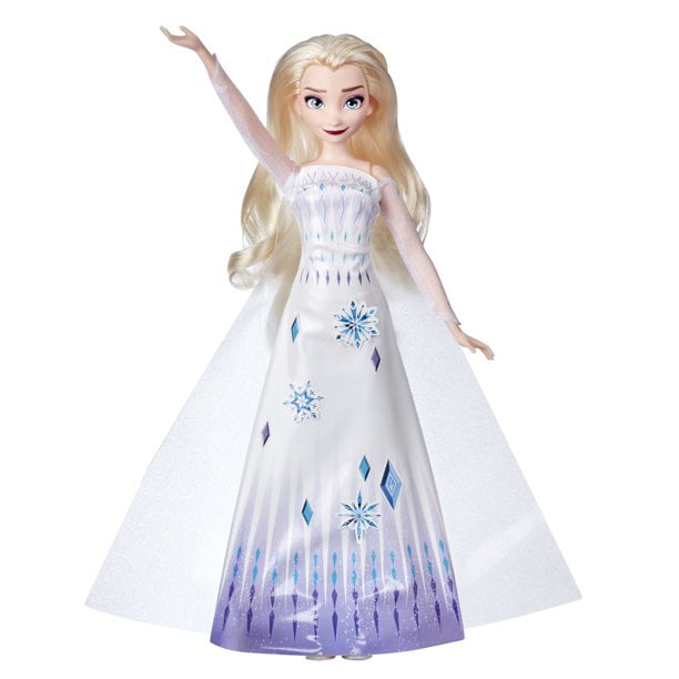 Rare Disney Frozen II Mini Toddler Elsa Posable Doll White/ Purple Dress 