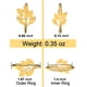thumbnail image 4 of Napkin Rings, Creative Leaf Metal Napkin Rings (9pcs), 4 of 5