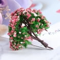 thumbnail image 6 of HEMOTON Artificial Mini Trees Plants for Miniature Garden Landscaping Decor 1 Set Simulation Plastic Tree Decoration for House Model Hibiscus Tree, 6 of 6
