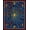 Blue, Pattern 2, variant on ODIKA 4'x6' Machine Washable Non-Slip Area Rug, Round Spider Web for Boys Engaging Game Playrooms High Traffic Rug, Blue, 88623