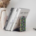 thumbnail image 4 of Naloa Watercolor Cactuses Wood Non-Skid Bookend for Shelves,Book Ends for Heavy Books, Book Stand for CDs,1 Pair, 4 of 7