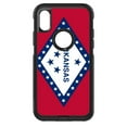 thumbnail image 1 of DistinctInk Custom SKIN / DECAL compatible with OtterBox Commuter for iPhone XS MAX (6.5" Screen) - Arkansas State Flag - US State Flag, 1 of 5