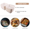 thumbnail image 4 of BRIGHTFUFU 50Set Take Out Food Containers for Picnics Paper Pulp for Restaurants, 4 of 8