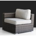 thumbnail image 3 of Living Source International 3-Person Wicker & Olefin Seating Group in Gray/Brown, 3 of 5