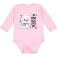 thumbnail image 3 of Inktastic My Great Aunt Loves Me- cute and happy llama Boys or Girls Long Sleeve Baby Bodysuit, 3 of 5