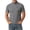 Dark Gray, variant on SAWOBUUN Mens Short Sleeve 1/4 Zip Shirt Quick Dry Breathable Stand Collar Top Lightweight Athletic Work T-Shirt