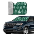 thumbnail image 4 of Disketp Windshield Sun Shade, Car Sun Shade For Front Window Christmas Trees Sunshades Sun Visor Protector Blocks Uv Rays Foldable, 4 of 9
