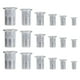 thumbnail image 1 of Kit surtido de Tuercas remachables de aluminio Jadeshay 190 piezas, 1 of 8