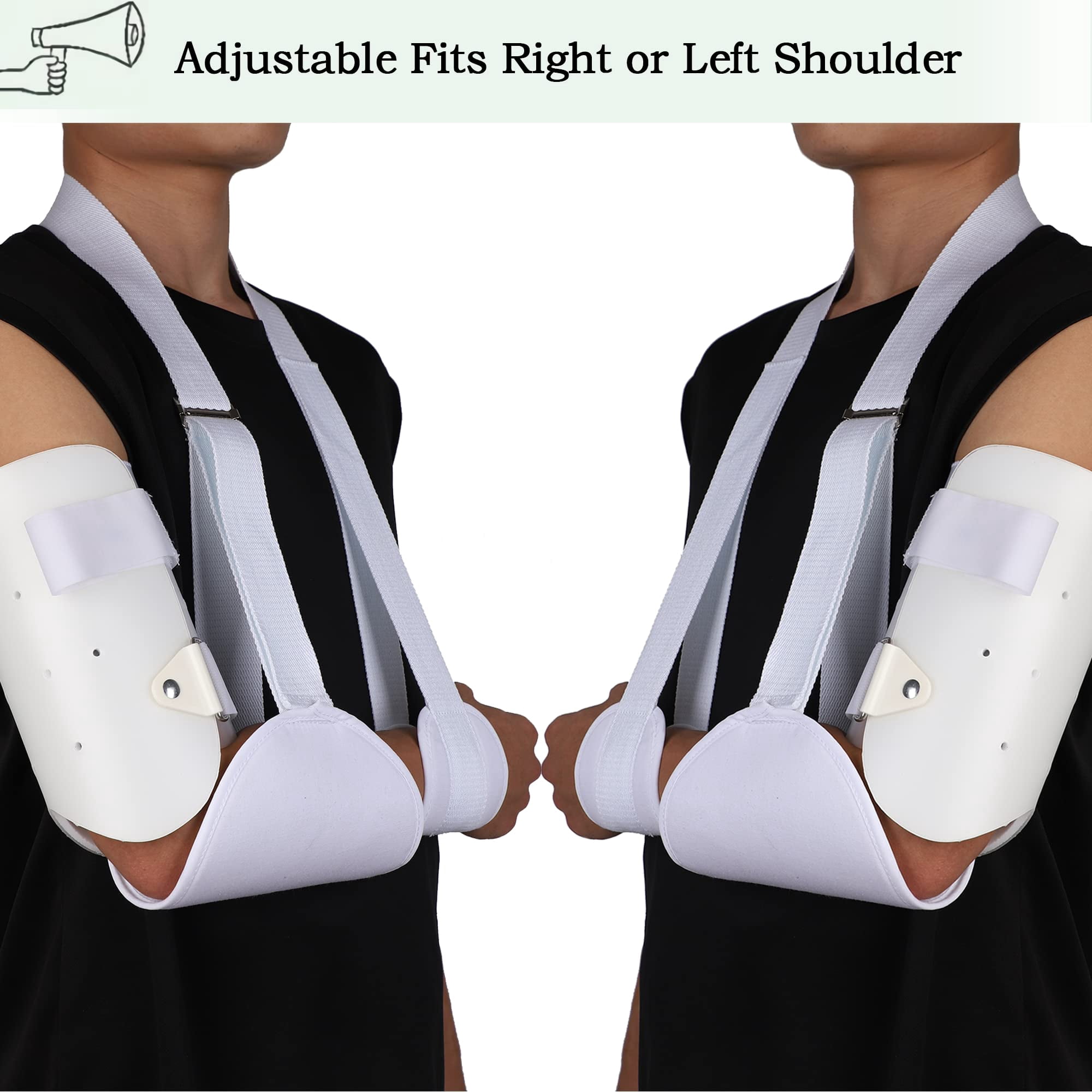 Insunen Arm Sarmiento Cuff - Sarmiento Brace for Humeral Shaft Fracture (White, M)
