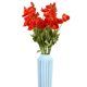 thumbnail image 1 of Ramo de flores de simulación de flor de amapola de maíz artificial para decoración del hogar (naranja rojo), 1 of 2