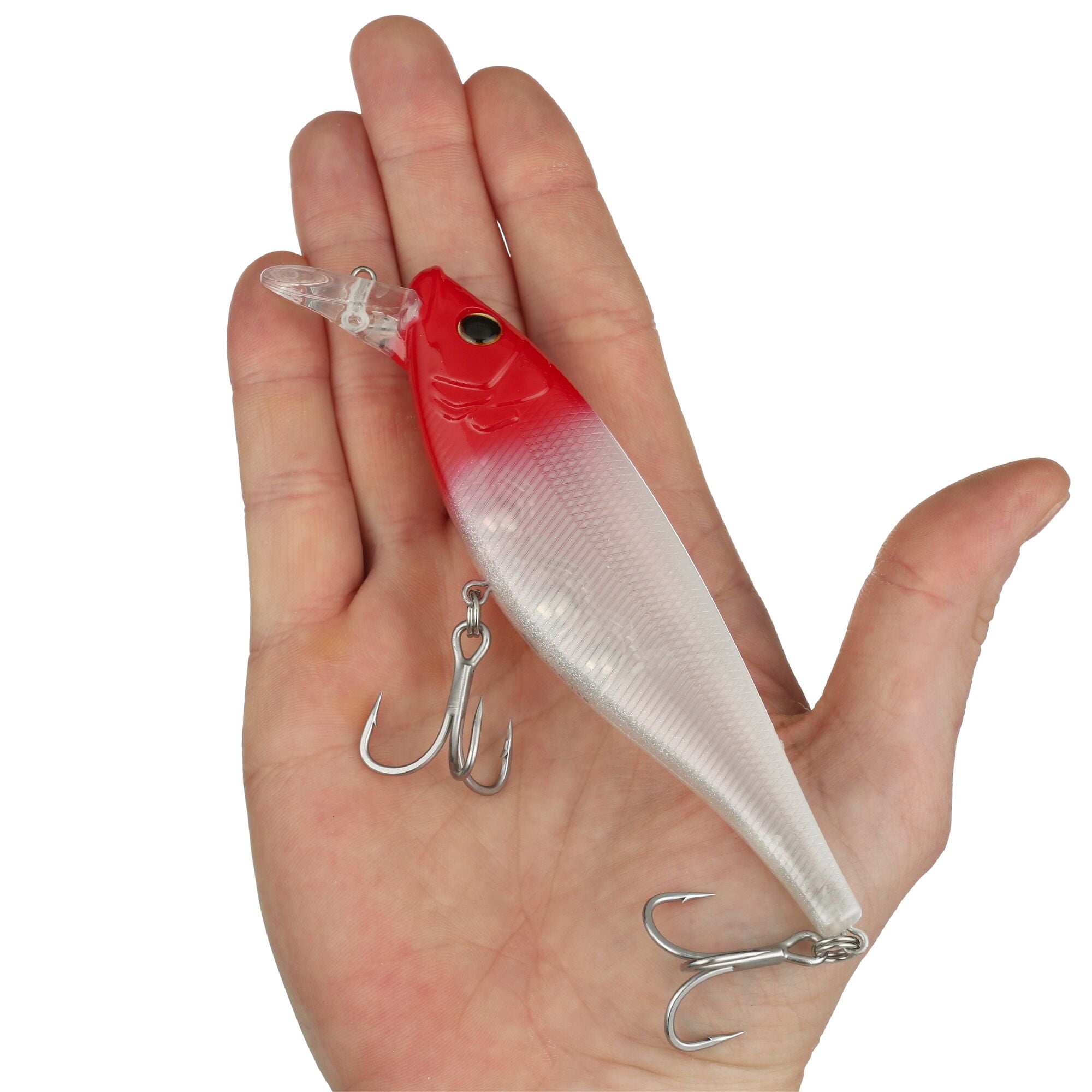 Berkley Juke Saltwater, 5 in, Crankbaits, Red Head (1 Count)