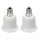 thumbnail image 2 of Paquete de 12 Adaptadores E12 A E26, Portalámparas E12 A Base Media, Convertidor E26 E27, Adaptador de Portalámparas, Portalámparas para Candelabros, 2 of 5
