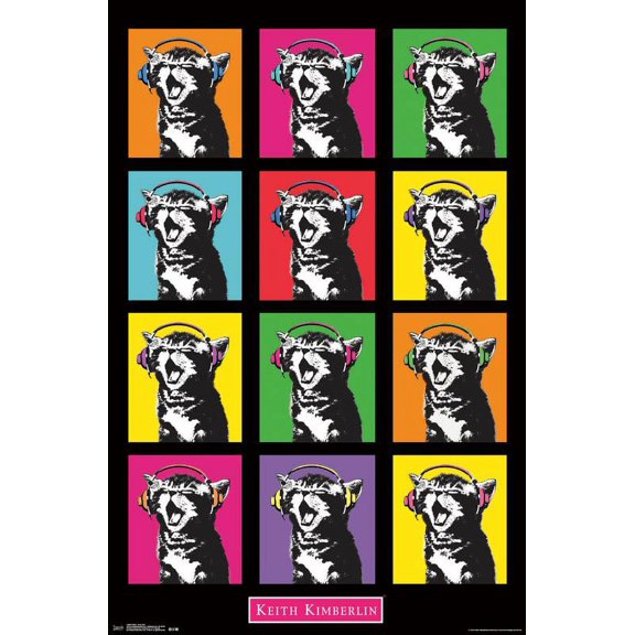 Trends International Kitten - Pop Grid Poster
