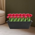 thumbnail image 4 of 6Pcs Flowerpot Planters Plastic Flower Pots Indoor Outdoor Plants Planting Boxes, 4 of 9