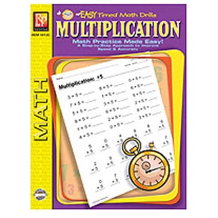 Remedia Publications Multiplication Easy Timed Math Drills | Walmart Canada