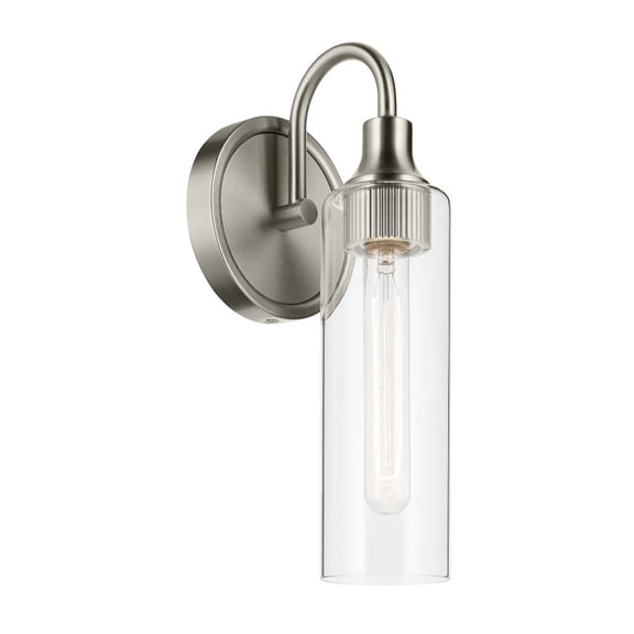 55209NI Kichler Lighting Kavi - 1 Light Wall Sconce-13 Inch Tall and 5 Inch Wide-Brushed Nickel Finish