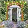 thumbnail image 4 of Premium Outdoor Wooden Cedar  Arch Pergola Trellis Wood Garden Yard Lattice$$Garden & Patio, 4 of 10