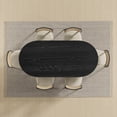 thumbnail image 4 of Flora 67"x33.5" Soild Wood Dining Table Oval Kitchen Table, Black, 4 of 9