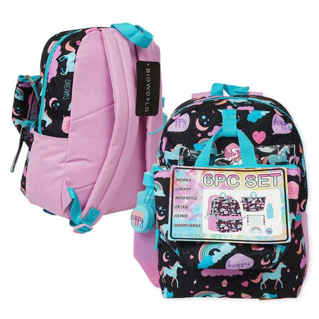 unicorn backpack set