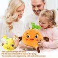 thumbnail image 5 of Musical Plush Toy With Human Body Interaction, Fruit-Shaped Plush Doll With Cute Design For Parent-Child Play, Interactive Sensory Toy For Children's Imaginative And Educational, 5 of 5