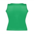thumbnail image 3 of Women  Neck Tank Tops Trendy Portrait Letter Sleeveless Slim T-Shirts, 3 of 6