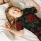 thumbnail image 5 of Fotbe Roses Pijama Estampada de 2 Piezas para Niños – Ropa de Dormir de Manga Corta Cómoda para Niños y Niñas, Camiseta y Shorts de Algodón-Large, 5 of 6