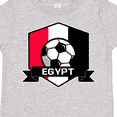 thumbnail image 4 of Inktastic Soccer Egypt Flag Banner Boys or Girls Toddler T-Shirt, 4 of 5