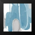 thumbnail image 2 of Loreth, Lanie 20x20 Black Modern Framed Museum Art Print Titled - Catching The Tempo Blue I, 2 of 5