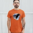 thumbnail image 3 of Tee Hunt Bald Eagle Carrying The American Flag T-Shirt 4th of July Patriotic Men's Tee, Orange, Large, 3 of 5