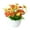 Orange, variant on Farfi Artificial Flower Pot Chrysanthemum Desktop Decor Plastic Everlasting Fake Potted Plant for Balcony (Orange)