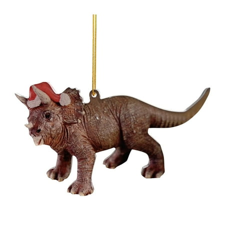 

WIQUOKETT Fall Decor Christmas Decoration Hangings Gifts Wooden Hangings Decorations Christmas Dinosaur Statue Craft Hangings Car Accessories Decorations Fall Decorations for Home