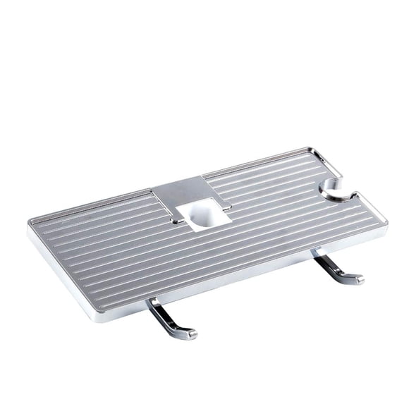 FRCOLOR Shower Tray Bathroom Shower Caddy Shower Bar Shelf with Buckle Storage Combo Organizer No Drilling Rustproof Shower Tray Basket for Bathroom Accessories,9.92"X4.13"X1.97"