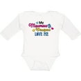 thumbnail image 3 of Inktastic My Mawmaw and Pawpaw Love Me with Hearts Boys or Girls Long Sleeve Baby Bodysuit, 3 of 5