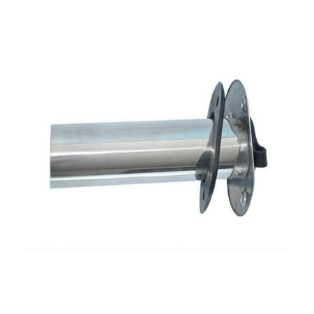 Fishing Rod Holder With PVC Cap Inner Tube Stainless Steel Flush Mount Boat Fishing Rod Holder