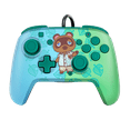 thumbnail image 2 of PDP Gaming Faceoff Deluxe+ Audio Wired Switch Pro Controller - Officially Licensed by Nintendo: Animal Crossing Tom Nook - Nintendo Switch, Lite & OLED, 2 of 9
