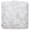 thumbnail image 4 of SAFAVIEH Matlea Floral Floor Pillow, 25" x 25", Beige/Grey, 4 of 6