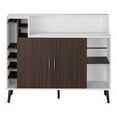 thumbnail image 5 of Furniture of America Reid Modern Wood Multi-Storage Buffet in White, 5 of 5