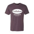 thumbnail image 2 of Wild Bobby, Callahan Auto Parts Sandusky Ohio Retro 90s Funny Tommy Boy, Pop Culture, Men Premium Tri Blend Tee, Vintage Purple, Small, 2 of 4