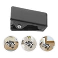 thumbnail image 3 of 20 clips adhesivos autoadhesivos para pared, ideales para fotos y pósteres. Pinza adhesiva negra para colgar cuadros y archivos de oficina. Fácil de usar., 3 of 8