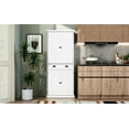 thumbnail image 6 of HLR 72" Tall Kitchen Pantry Cabinet with Drawer & Adjustable Shelves, Freestanding Storage Cabinet, White, 6 of 10