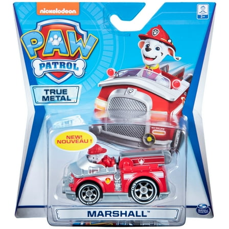 PAW Patrol, True Metal Marshall Collectible Die-Cast Vehicle, Classic Series 1:55 Scale