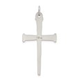 thumbnail image 4 of FJC Finejewelers Sterling Silver Antiqued Nail Cross Pendant Necklace - Chain Included, 4 of 4