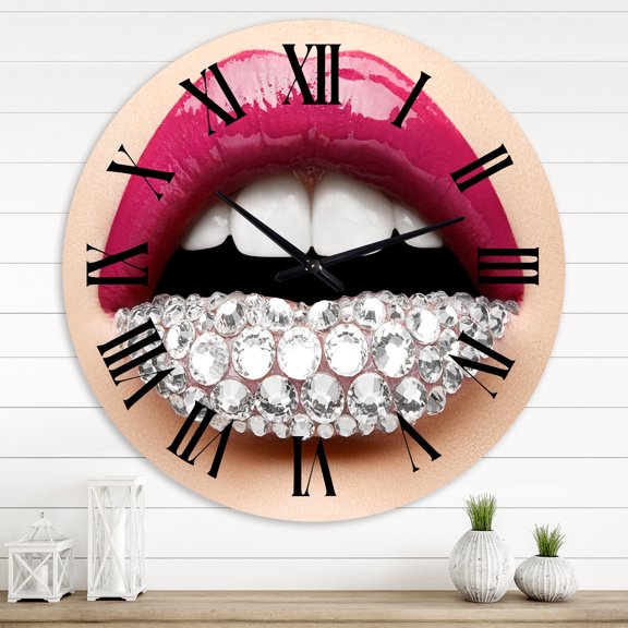 Designart 1 in Modern,Contemporary Wall Clock