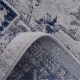 thumbnail image 4 of Usak Collection 5' x 7' Blue/Gray Oriental Distressed Non-Shedding Area Rug, 4 of 6