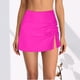 thumbnail image 1 of Falda de traje de baño para mujer con dobladillo de color, plisada y con cordones., 1 of 4